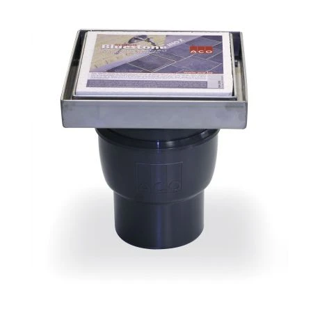 ACO Bluestone Inox Afvoerput VERTICAAL 1 ACO Bluestone Inox Afvoerput VERTICAAL