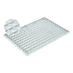 ACO CleanBox Vloermat Rooster Staal 75x50cm