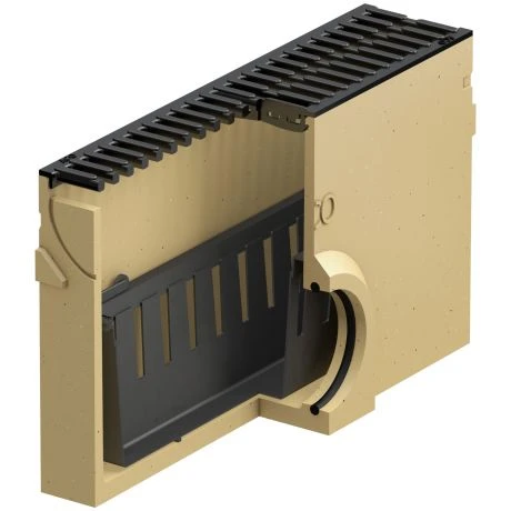 ACO Euroline 100 Gietijzer Zandvanger 1 ACO Euroline 100 Gietijzer Zandvanger