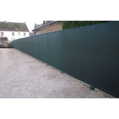 Afschermdoek Omheining PP Groen 1.5x50m 2 Afschermdoek Omheining PP Groen 1.5x50m - Afbeelding 2