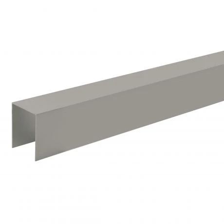 Bovenligger Voor H-palen 80/65mmx220cm Steengrijs 1 Bovenligger Voor H-palen 80/65mmx220cm Steengrijs