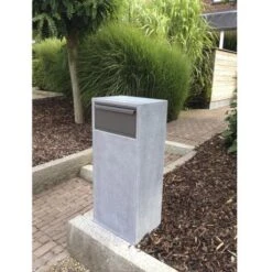 Brievenbus BOLOGNA PARCEL 5 Brievenbus BOLOGNA PARCEL -Bouw Materialens Winkel brievenbus arduin bologna parcel 2