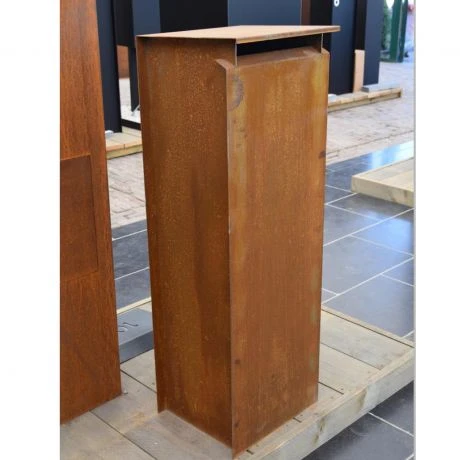 Brievenbus CORLEONE In Geroest Staal 2 Brievenbus CORLEONE In Geroest Staal - Afbeelding 2