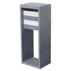 Brievenbus MADRID MODERN BLAUW/WIT