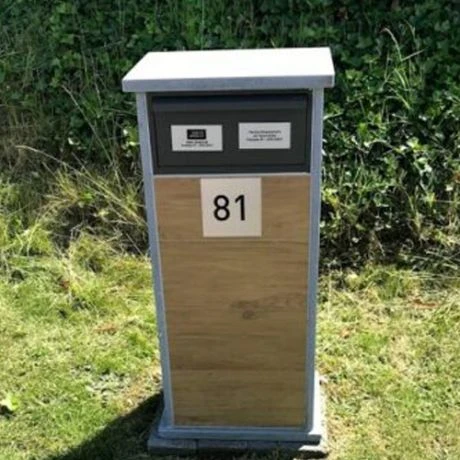 Brievenbus PALMA PARCEL HOUTLOOK 2 Brievenbus PALMA PARCEL HOUTLOOK - Afbeelding 2