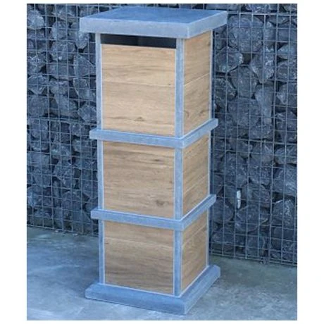 Brievenbus PAMPLONA HOUTLOOK 2 Brievenbus PAMPLONA HOUTLOOK - Afbeelding 2