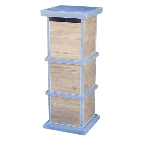 Brievenbus PAMPLONA HOUTLOOK 1 Brievenbus PAMPLONA HOUTLOOK