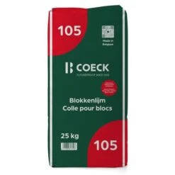 Coeck Blokkenlijm Voor Cellenbeton 25KG -Bouw Materialens Winkel coeck blokkenlijm voor cellenbeton 25kg 2