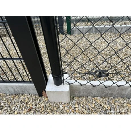 Combi Begin-/eindpaal Diam.60mmx183cm Zwart 3 Combi Begin-/eindpaal Diam.60mmx183cm Zwart - Afbeelding 3