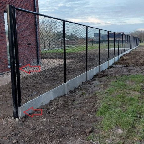 Combi Begin-/eindpaal Diam.60mmx183cm Zwart 1 Combi Begin-/eindpaal Diam.60mmx183cm Zwart