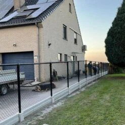 Combi Tussenpaal Diam.60mmx117cm Zwart -Bouw Materialens Winkel combi tussenpaal diam60mmx117cm zwart 2