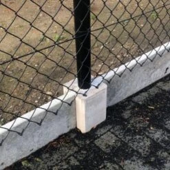 Combi Tussenpaal Diam.60mmx117cm Zwart