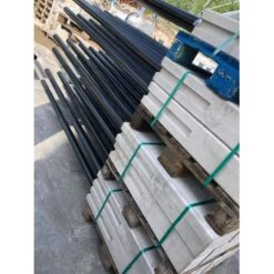 Combi Tussenpaal Diam.60mmx117cm Zwart -Bouw Materialens Winkel combi tussenpaal diam60mmx117cm zwart 3