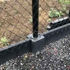 Combi Tussenpaal Gecoat Diam.60mmx175cm Zwart