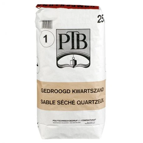 Compaktuna Gedroogd Kwartszand 25KG Wit TYPE 1 1 Compaktuna Gedroogd Kwartszand 25KG Wit TYPE 1