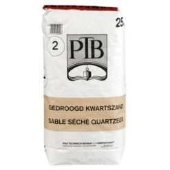 Compaktuna Gedroogd Kwartszand 25KG Wit TYPE 2