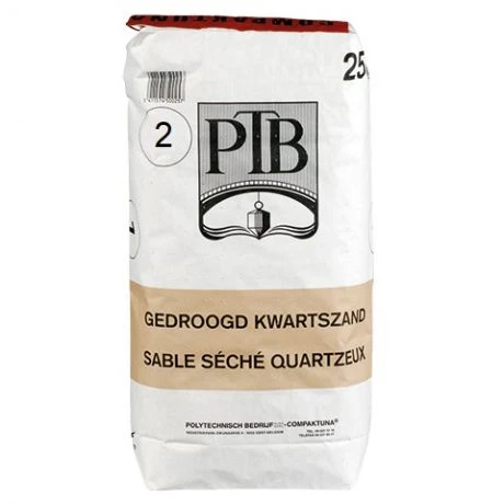 Compaktuna Gedroogd Kwartszand 25KG Wit TYPE 2 1 Compaktuna Gedroogd Kwartszand 25KG Wit TYPE 2