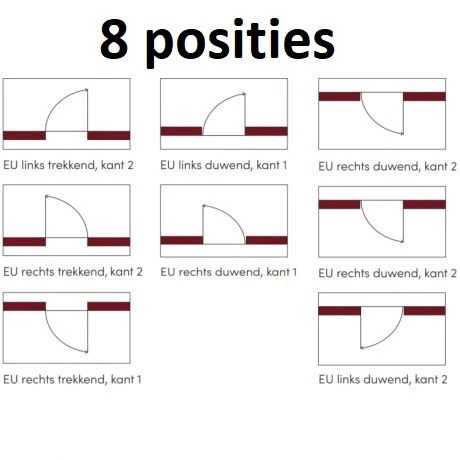 D'ORS XINNIX X40 Design Kit Deur H211.5 B63 - Links/rechts 3 D'ORS XINNIX X40 Design Kit Deur H211.5 B63 - Links/rechts - Afbeelding 3