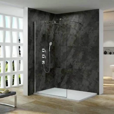 Douchewand CWR 120x200cm 10mm Nano-glas Helder 3 Douchewand CWR 120x200cm 10mm Nano-glas Helder - Afbeelding 3