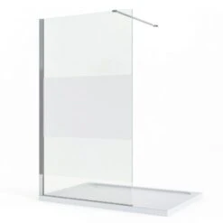 Douchewand CWR 140x200cm 10mm Nano-glas Matte Strook