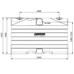 DS Regenwatertank/septic Premium Ovaal 4.000L -Bouw Materialens Winkel ds regenwatertank septic premium ovaal 4000l 2