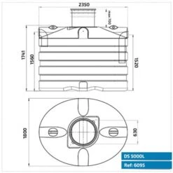 DS Regenwatertank/septic Premium Ovaal 5.000L 12 DS Regenwatertank/septic Premium Ovaal 5.000L -Bouw Materialens Winkel ds regenwatertank septic premium ovaal 5000l 2