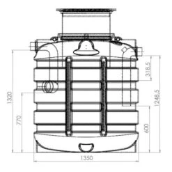 DS VA PRO Vetafscheider 1.330L - NG4 9 DS VA PRO Vetafscheider 1.330L - NG4 -Bouw Materialens Winkel ds va pro vetafscheider 1330l ng4 2