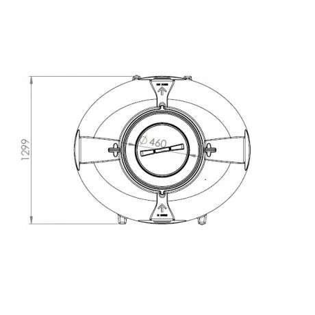DSB Regenwatertank/septic Ovaal 2.000L 4 DSB Regenwatertank/septic Ovaal 2.000L - Afbeelding 4