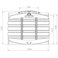 DSB Regenwatertank/septic Ovaal 3.300L 6 DSB Regenwatertank/septic Ovaal 3.300L -Bouw Materialens Winkel dsb regenwatertank septic rond 3300l 2