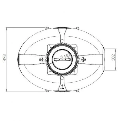 DSB Regenwatertank/septic Ovaal 3.300L 4 DSB Regenwatertank/septic Ovaal 3.300L - Afbeelding 4