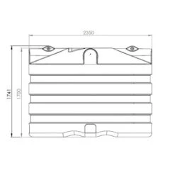 DSB Regenwatertank/septic Ovaal 5.000L 6 DSB Regenwatertank/septic Ovaal 5.000L -Bouw Materialens Winkel dsb5000 regenwatertank septic ovaal 5000l 2