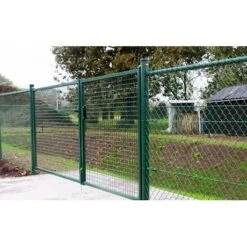 Dubbele Tuinpoort 400x150cm (BxH) Groen