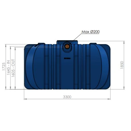 Easy Rain Regenwatertank 10.000L 3 Easy Rain Regenwatertank 10.000L - Afbeelding 3