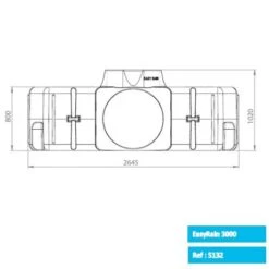 Easy Rain Regenwatertank 3.000L 8 Easy Rain Regenwatertank 3.000L -Bouw Materialens Winkel easy rain regenwatertank 3000l 3