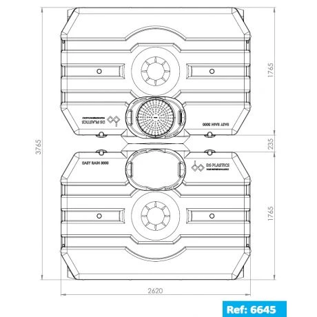 Easy Rain Regenwatertank 6.000L 3 Easy Rain Regenwatertank 6.000L - Afbeelding 3