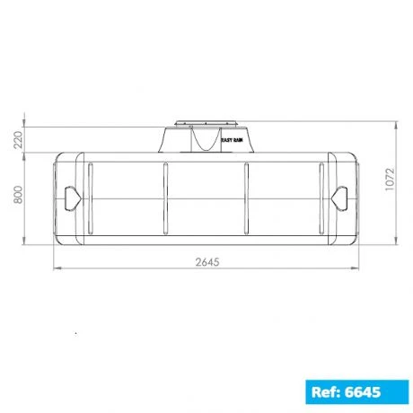 Easy Rain Regenwatertank 6.000L 4 Easy Rain Regenwatertank 6.000L - Afbeelding 4
