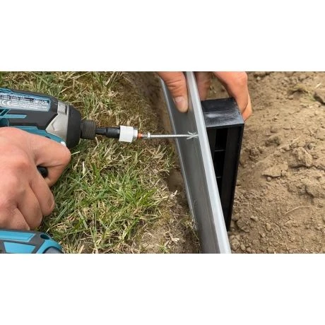 ECCOborder Flex 14cm - Rol 25m Antraciet 6 ECCOborder Flex 14cm - Rol 25m Antraciet - Afbeelding 6