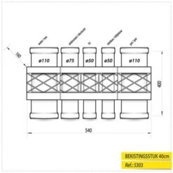 Energiesteen Nutsleidingen Bekistingstuk 40cm -Bouw Materialens Winkel energiesteen nutsleidingen bekistingstuk 40cm 2