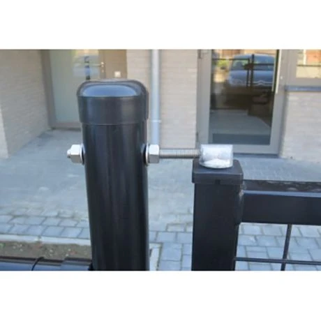 Enkele Tuinpoort 100x150cm (BxH) Zwart 2 Enkele Tuinpoort 100x150cm (BxH) Zwart - Afbeelding 2