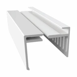 FAZA Eindprofiel 25mm-3m + Cover WIT