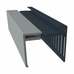 FAZA Eindprofiel 35mm-3m + Cover GRIJS