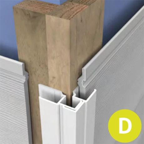 FAZA Multifunctioneel Profiel 45mm-3m CAPPUCCINO 2 FAZA Multifunctioneel Profiel 45mm-3m CAPPUCCINO - Afbeelding 2