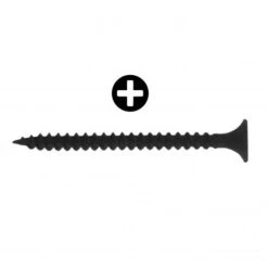 Gipsplaatschroef Zwart 4,2x75mm (1000 Stuks)