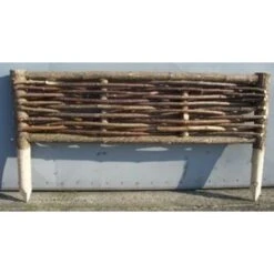 Hazelaar Border 150x40cm (BxH) - Inclusief Paaltjes -Bouw Materialens Winkel hazelaarscherm 150x40cm bxh inclusief paaltjes 2