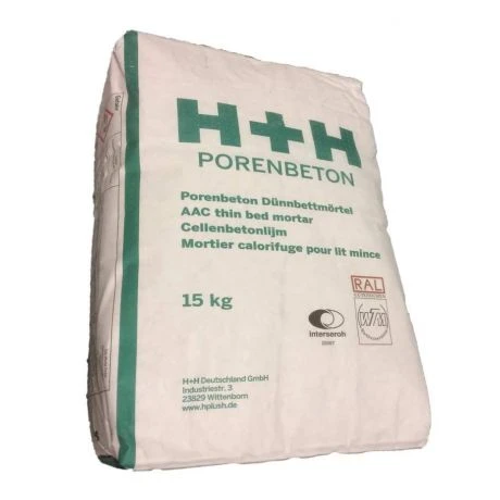 H+H Cellenbetonlijm 15KG Wit 2 H+H Cellenbetonlijm 15KG Wit - Afbeelding 2