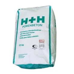 H+H Cellenbetonlijm 15KG Wit