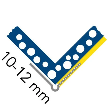 Hoekprofiel CORNER INOX 10mmx3m 2 Hoekprofiel CORNER INOX 10mmx3m - Afbeelding 2