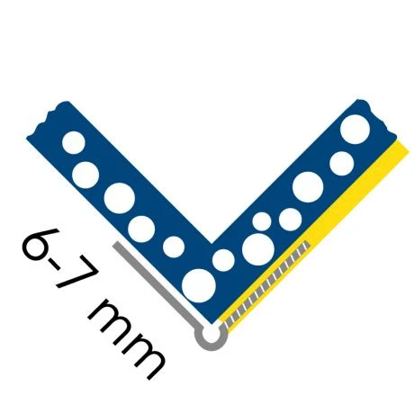 Hoekprofiel PERCAR PRO 6mmx3m 2 Hoekprofiel PERCAR PRO 6mmx3m - Afbeelding 2