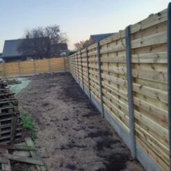 Houten Scherm Horizontaal B200xH160cm -Bouw Materialens Winkel houten scherm horizontaal b200xh160cm 2