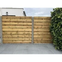 Houten Scherm Horizontaal B200xH180cm -Bouw Materialens Winkel houten scherm horizontaal b200xh180cm 4